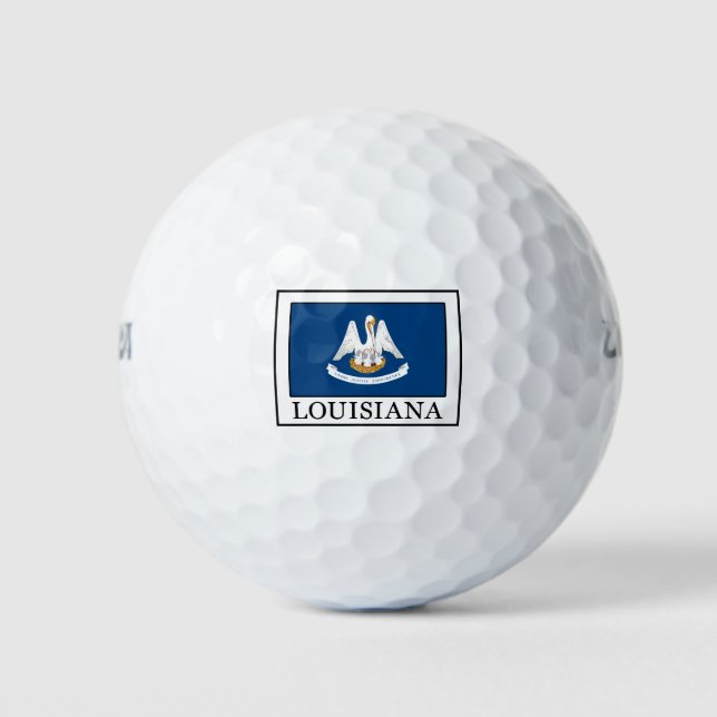 Pelotas De Golf Louisiana (Anverso)