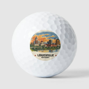 Pelotas De Golf Louisville Kentucky USA Skyline