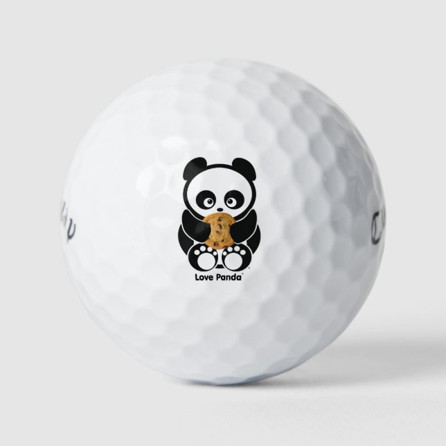 Pelotas De Golf Love Panda® (Anverso)