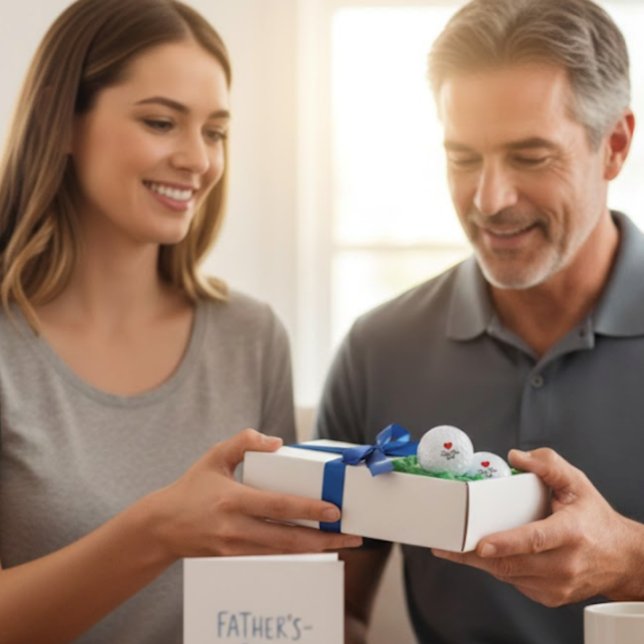 Pelotas De Golf 'Love You Dad' Father's Day, Birthdays, Touching (Subido por el creador)