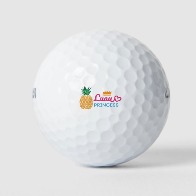 Pelotas De Golf Luau Princess (Anverso)