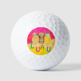 Pelotas De Golf Luau Rosa Caliente