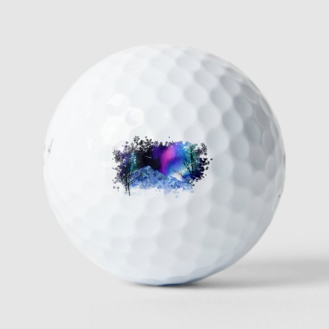 Pelotas De Golf Luces de invierno (Anverso)