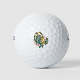 Pelotas De Golf Luchador de plátanos mono divertido