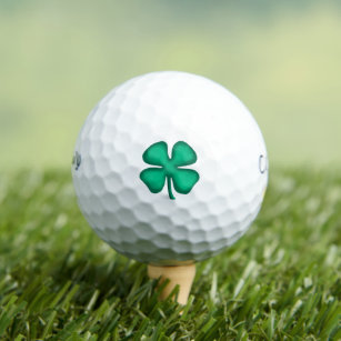 Pelotas De Golf Lucky 4 Leaf Irish Clover Warbird