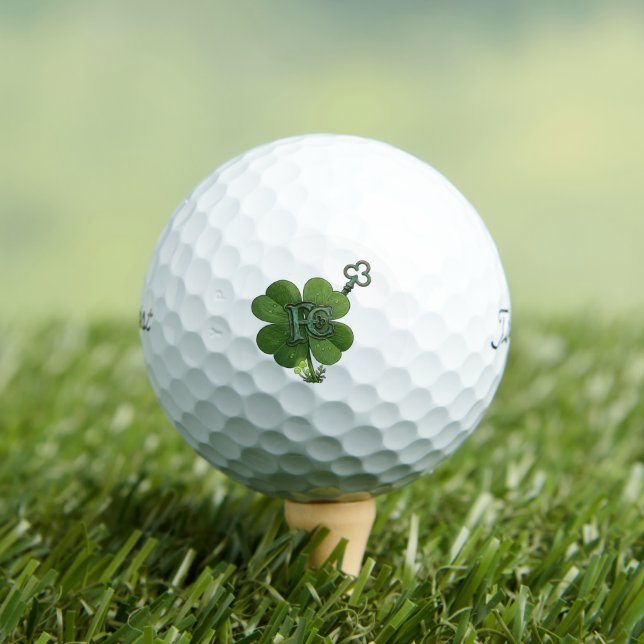 Pelotas De Golf Lucky Clover Título Personalizado Titleist Pro V1 (Camiseta in situ)
