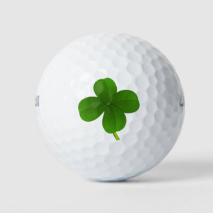 Pelotas De Golf Lucky Four Leaf Clover