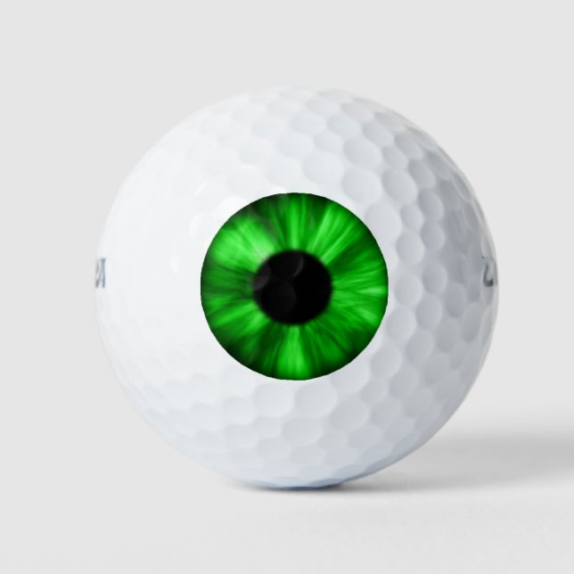 Pelotas De Golf Lucky Green Eye Golf Ball. (Anverso)