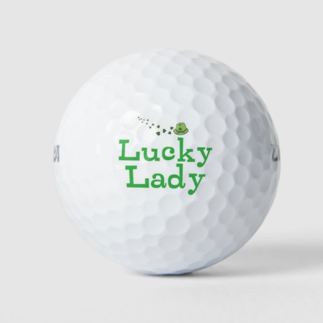 Pelotas De Golf Lucky Lady (Anverso)