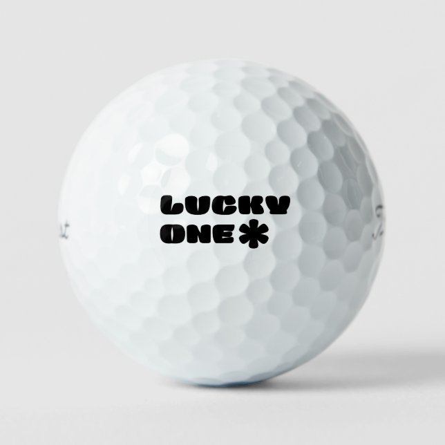 Pelotas De Golf Lucky One Golf Ball (Anverso)
