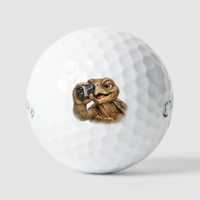 Pelotas de Golf Lucky Turtle Callaway Supersoft (Anverso)