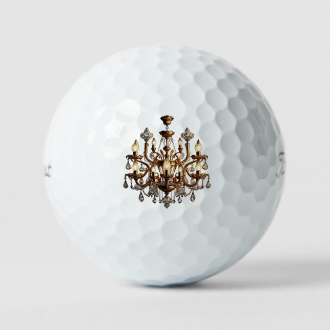 Pelotas De Golf "Lujo brillante" (Anverso)