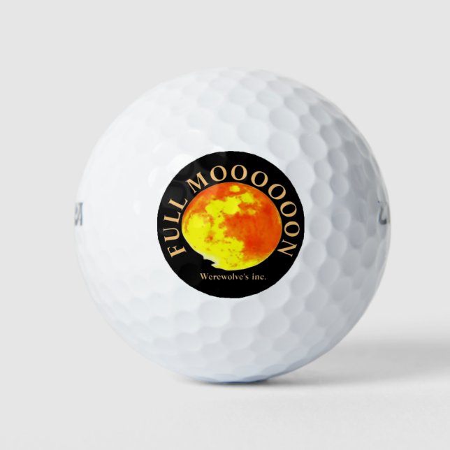 PELOTAS DE GOLF LUNA COMPLETA (Anverso)