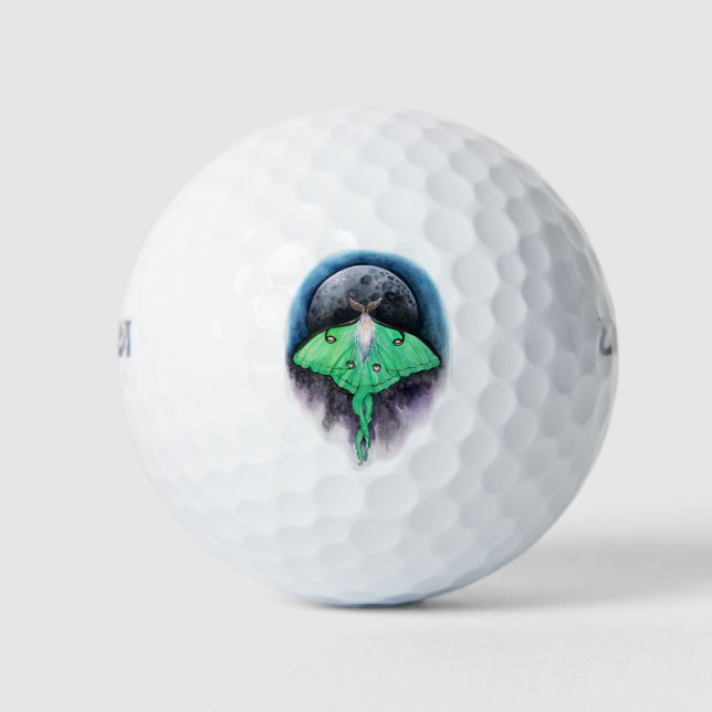 Pelotas De Golf Luna Moon Moth (Anverso)