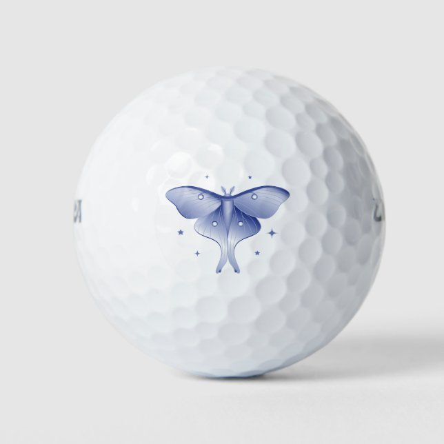 Pelotas De Golf Luna Moth Golf Balls (Anverso)