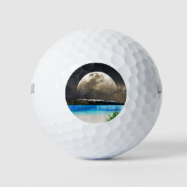 Pelotas De Golf Luna Y Playa