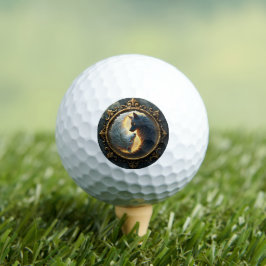 Pelotas De Golf Lunar Balance – Where Shadows Embrace the Light. 