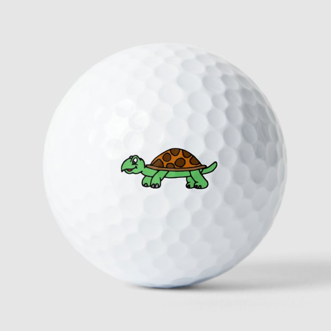Pelotas De Golf Lustige Schildkröte (Anverso)