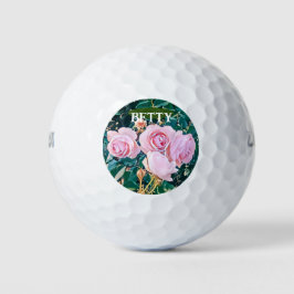 Pelotas De Golf luxe romantic flowers botanical wallpaper