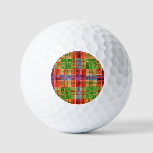 Pelotas De Golf MAC RAE TARTAN Golf Balls (Anverso)