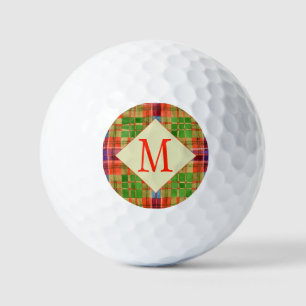 Pelotas De Golf MAC RAE TARTAN Golf Balls + Inicial