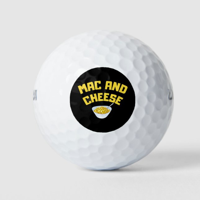 Pelotas De Golf Mac Y Queso| Macaroni Y Queso (Anverso)