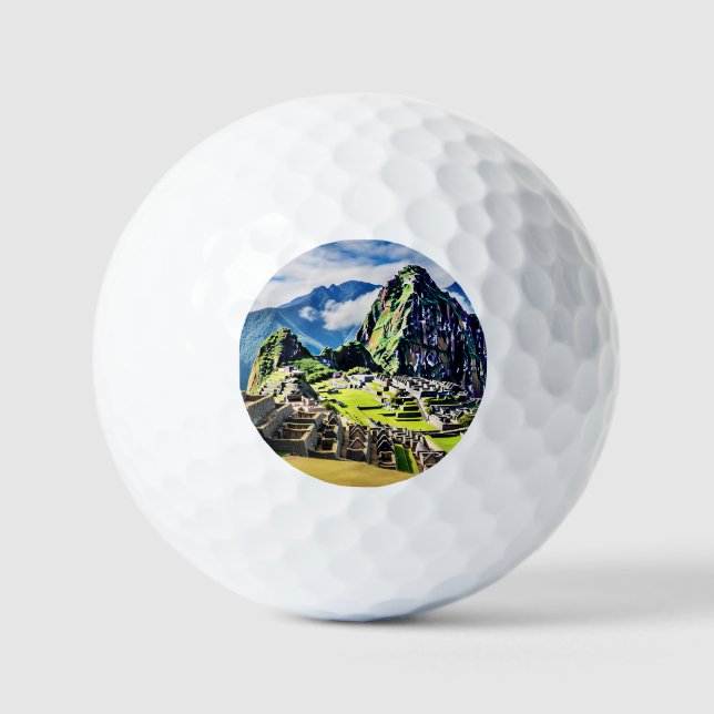 Pelotas De Golf Machu Picchu (Anverso)