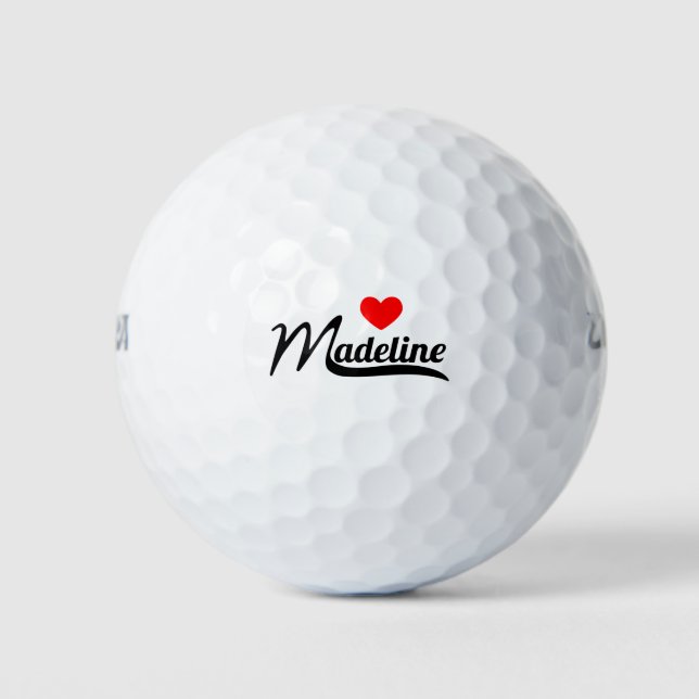Pelotas De Golf Madeline (Anverso)