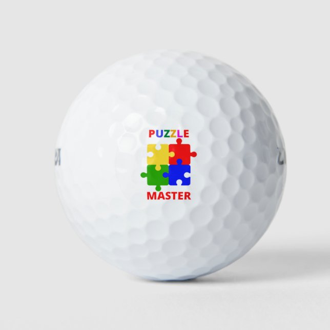 Pelotas De Golf Maestro de rompecabezas (Anverso)
