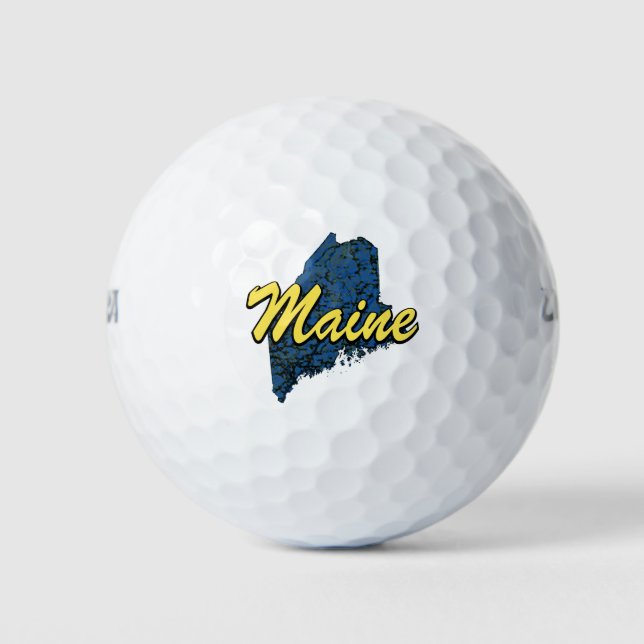 Pelotas De Golf Maine (Anverso)
