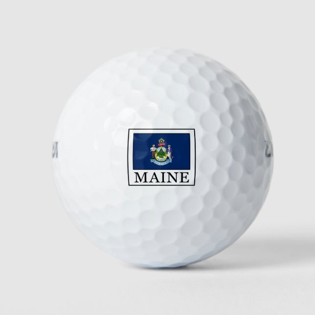 Pelotas De Golf Maine (Anverso)