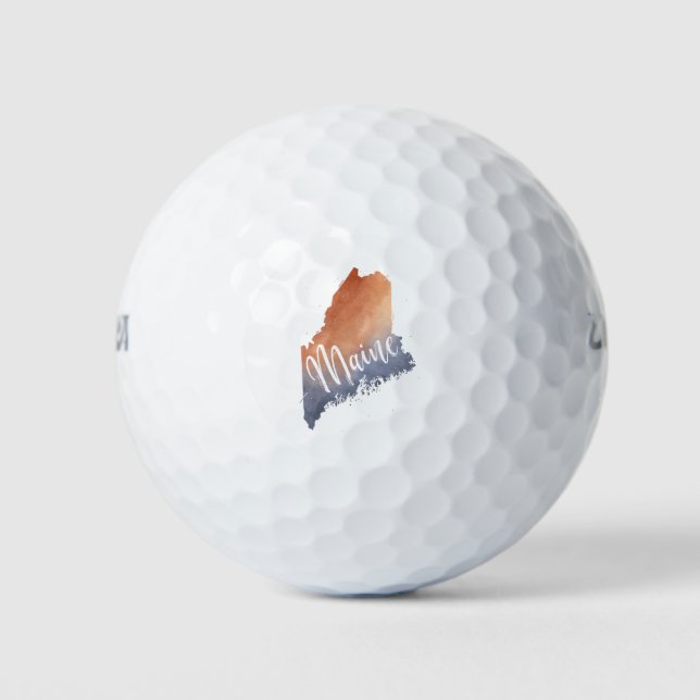 Pelotas De Golf Maine (Anverso)