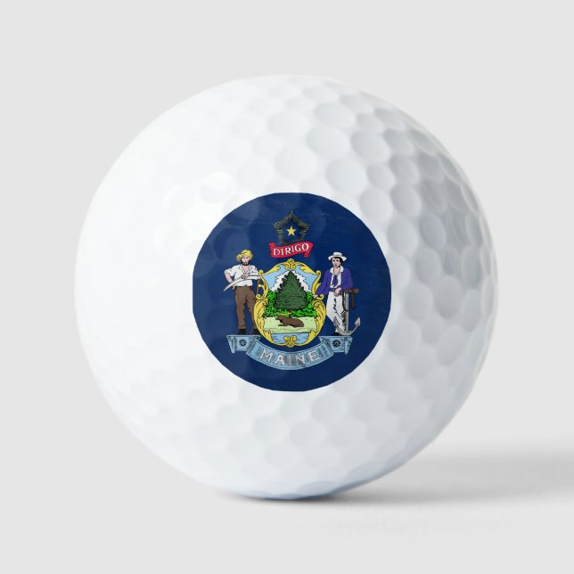 Pelotas De Golf Maine (Anverso)