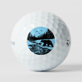 Pelotas De Golf Majestic Bear by the Pond Golf Balls