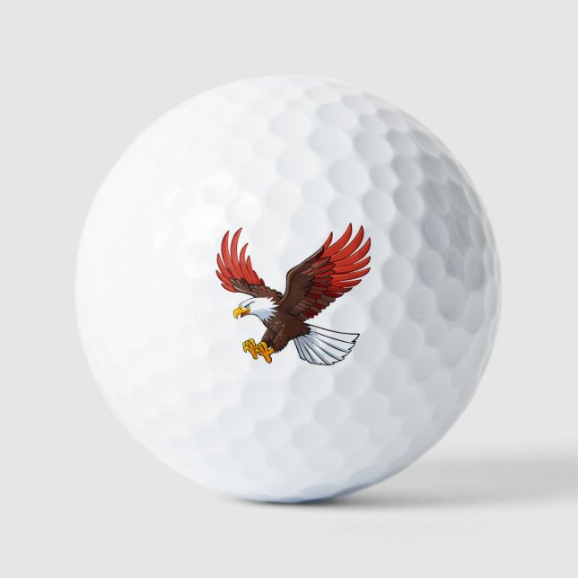 Pelotas De Golf Majestic eagle in flight (Anverso)