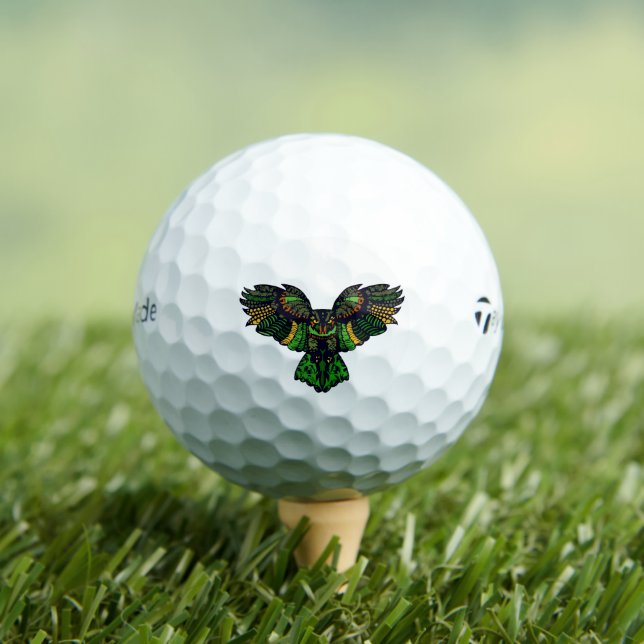Pelotas De Golf Majestic Emerald Owl (Camiseta in situ)