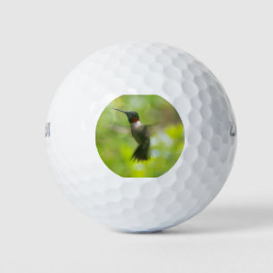 Pelotas De Golf Male Ruby Throat Hummingbird