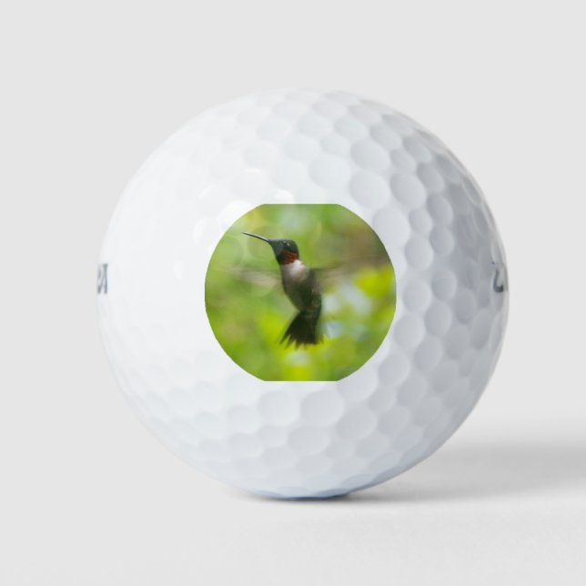 Pelotas De Golf Male Ruby Throat Hummingbird (Anverso)