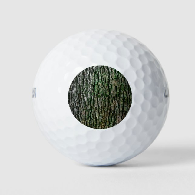Pelotas De Golf Maletero de árbol (corteza de madera) (Anverso)