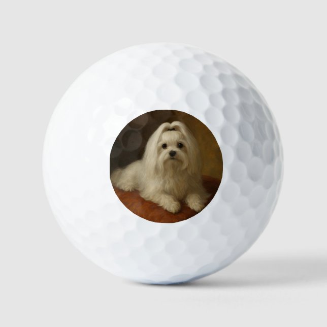 Pelotas De Golf Maltés (Anverso)