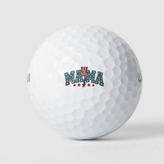Pelotas De Golf Mamá 4 de julio Patriótica Mamá Rayo