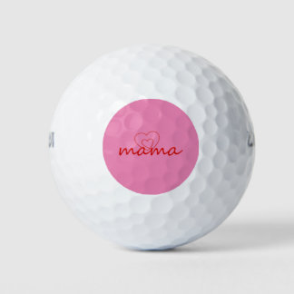 Pelotas De Golf Mamá ama el regalo del día de la madre para el mej