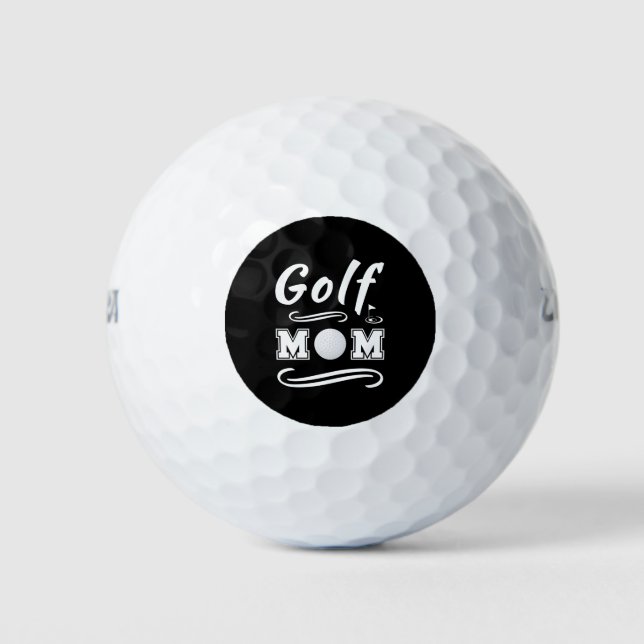 Pelotas De Golf Mamá del golf (Anverso)