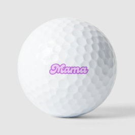 Pelotas De Golf Mamá | Mamá, mamá para ser