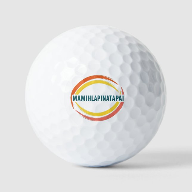 PELOTAS DE GOLF MAMIHLAPINATAPAI (Anverso)