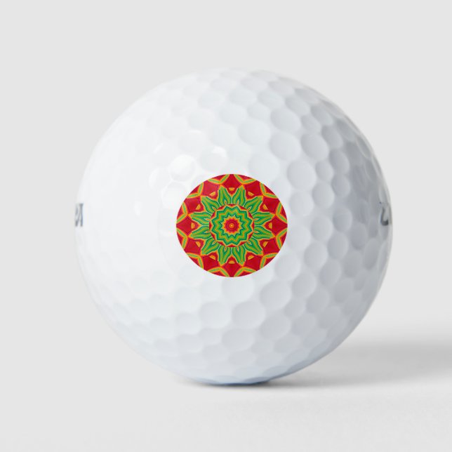Pelotas De Golf Mandala (Anverso)