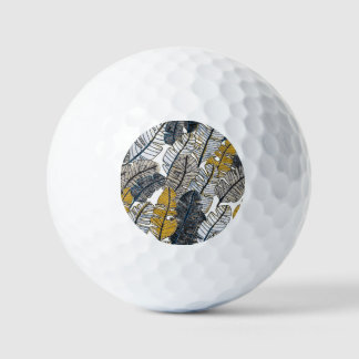 Pelotas De Golf Mano dibujada: hojas tropicales