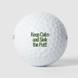 Pelotas De Golf ¡Mantén la Calma y Hunde el Putt!