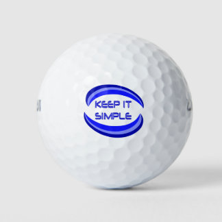 Pelotas De Golf Mantener el eslogan simple de recuperación de coti