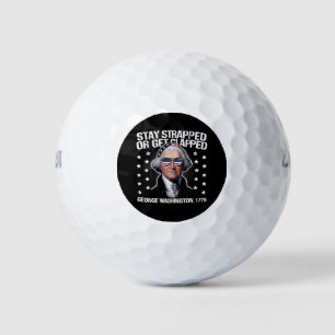 Pelotas De Golf Manténgase armado o reciba un disparo George Washi